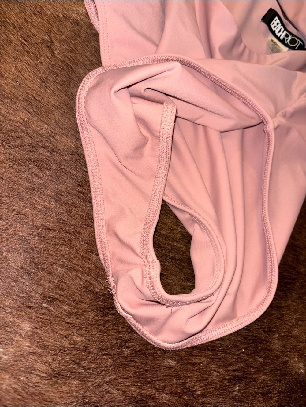 Beach Riot Blush Pink Medium Cutout One-Piece Swimsuit - Picture 4 of 4